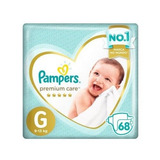 Fralda Pampers G Premium Care Jumbo 68 Unidades