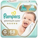 Fralda Pampers Premium Care G 68 Fraldas