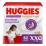 Fralda Roupinha Natural Care Xxg 52 Fraldas Huggies