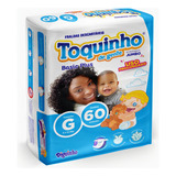 Fralda Toquinho De Gente Basic Plus Tamanho G Com 60 Unid 