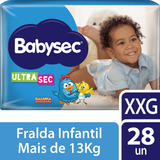 Fralda Ultrasec Galinha Pintadinha Xxg 28 Unidades Babysec Gênero Sem Gênero Tamanho Extra Extra Grande xxg 