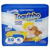 Fraldas Diguinho Toquinho De Gente Plus G 80 unidades
