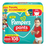 Fraldas Pampers Pants Ajuste Total Xxg X 108 Unidades