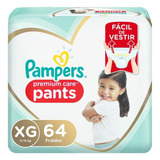 Fraldas Pampers Premium Care Pants Xg