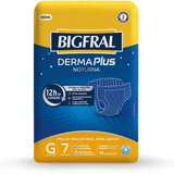 Fraldas Para Adultos Descartáveis Bigfral Derma Plus Noturna G X 7 U