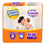 Fraldas Pom Pom Derma Protek M X 28 Unidades