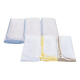 Fraldas Tecido Duplo Croche Menino Pinte Borde 70x68 C 6und
