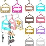 Framendino Pacote Com 20 Miniprateleiras Para Pendurar 2 Camadas De Joias Com Pingente Organizador De Pendurar 10 Cores