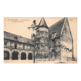 França Cartão Postal Não Circulado Bourges O Pequeno Liceu