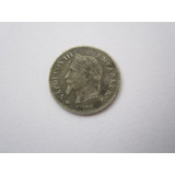 França Moeda Prata 20 Cent 1868 A