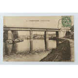 França Ponte Da Fronteira Cartão Postal Circulado Cód 134