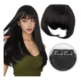 Franja Aplique Tic Tac Idêntico Cabelo Humano Fibra Premium