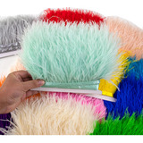 Franja De Plumas Viés De Penas Para Artesanato E Costura 1m