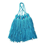 Franja Tassel Pingente 50 Unidades Rosa Claro Atacado Cor Azul claro