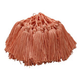 Franja Tassel Pingente 50 Unidades Rosa Claro Atacado Cor Salmão