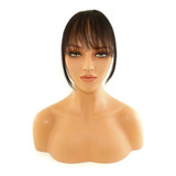 Franja Tic Tac Cabelo Humano Natural 25cm