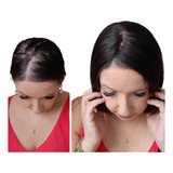Franja Topo Capilar Silk Top Com Tic Tac Cabelo Humano