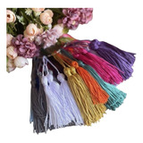 Franjas De Seda Tassel Pinjentes 100 Unidades Mix Cores