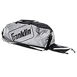 Franklin Sports Bolsa De Taco De Beisebol Juvenil Teeball Infantil Softbol Bolsa De Equipamento De Beisebol Comporta 3 Morcegos Capacete Chuteiras Mais Inclui Gancho De Cerca Cinza