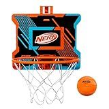 Franklin Sports Conjunto De Mini Cesta De Basquete NERFOOP Slam Conjunto De Mini Argola Profissional Com Espuma De Basquete NERF Aro Com Mola ótimo Para Jogar Perfeito Para Quarto Argola De