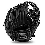 Franklin Sports Luva De Beisebol De Campo Luva De Beisebol Masculina Para Adultos E Jovens CTZ5000 Luva De Couro Bovino Preto 29 2 Cm I Web Para Profissionais Internos