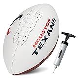 Franklin Sports NFL Houston Texans Autograph Football Tamanho Oficial Painel Branco Lembrança Futebol Americano Para Autógrafos Assinaturas Loja De Fãs Da NFL Memorabilia Futebol Para Exibição
