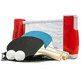 tenis conjunto completo pingue pongue portatil