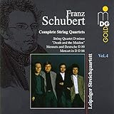 Franz Schubert Complete String Quartets Vol 4 Quartet D 810 Death The Maiden Minuets German Dances D 89 Minuet D 86 Leipzig String Quartet
