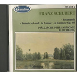 franz schubert-franz schubert Cd Franz Schubert Rosamunde Kurt Redel Importado A6