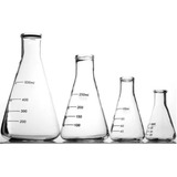 Frasco Erlenmeyer Boca Estreita 3000ml Vidro Borossilicato