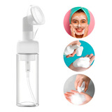 Frasco Espumador Escova De Silicone Limpeza Facial 150ml