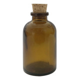 Frasco Penicilina Âmbar 30ml Com Rolha 20 Unidades 