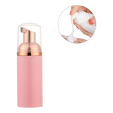 Frasco Pump P Fazer Espuma E Higienizacao Facial 50ml Rosa