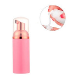 Frasco Pump P Fazer Espuma E Higienização Facial 50ml Rosa