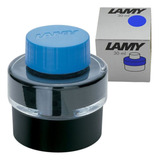 Frasco Vidro De Tinta Lamy T51 Azul 30ml P Caneta Tinteiro