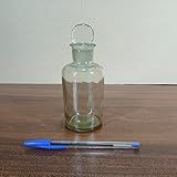 Frasco Vidro Farmácia Antiguidade Decoração 16x6cm 250g