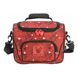 Frasqueira De Viagem Luxcel Necessaire Mickey Mouse 1204 Cor Vermelho