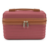 Frasqueira Viagem Sevilha Abs Rígida 14 Polegadas Polo King Cor Vermelho