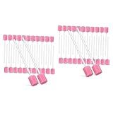 FRCOLOR Cotonetes Bucais 500 Peças Algodão Oral Descartável Swabs Orais De Sucção Cotonetes Orais Limpador Bucal Bebê Palito De Limpeza Bucal Esponja Idoso Limpar Limpo