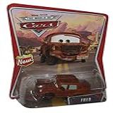 Fred Disney Pixar Cars Mattel World Of Cars Background Card With New Sign Symbol On Left Side Of Background Card