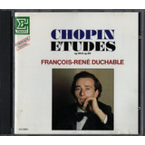 frédéric françois -frederic francois Cd Chopin Etudes Op 10 25 Francois Rene Duchable
