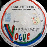 Frédéric François 1972 I Love You