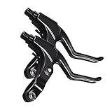 Free Fly 1 Par Universal Completo De Liga De Alumínio Alavanca De Freio De Bicicleta Mountain Road Bike V Type Alavanca De Freio 2 2 Cm De Diâmetro Preto 