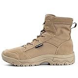 FREE SOLDIER Botas De Caminhada Táticas Masculinas Leves E Confortáveis Botas De Combate 15 Cm Tamanho 41 