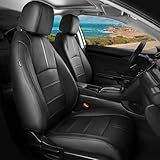 FREESOO Capas De Assento De Carro 1 1 Personalizadas Para Honda Civic Hatchback EX Sport Touring EXL 2016 2021 Conjunto Completo De Capa De Assento De Couro Banco Traseiro Com Encosto Dividido