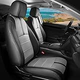 FREESOO Capas De Assento De Carro 1 1 Personalizadas Para Honda Civic Sedan EX Touring LX P Sport 2016 2017 2018 2019 2020 2021 Conjunto Completo De Capa De Assento De Carro De Couro Banco