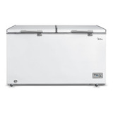 Freezer Horizontal 2 Portas 362l 3 Em 1 Branco Midea 127v