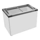 Freezer Horizontal Metalfrio 2 Portas De Vidro 284 Litros