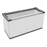 Freezer Horizontal Metalfrio 491 Litros Nf55slb Com Luz De Cor Branco 220v