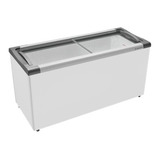 Freezer Horizontal Tampa De Vidro 505lts Nf55 220v Metalfrio
